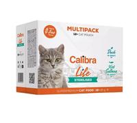 CALIBRA Cat Life Pouches Sterilised Multipack in gravy 12 x 85g bustine in salsa per gatti sterilizzati