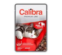 CALIBRA Cat Premium Line Adult Chicken&Beef 100g con manzo e pollo per gatti