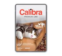 CALIBRA Cat Premium Line Adult Lamb&Poultry 100g con agnello e pollame per gatti