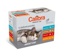 CALIBRA Cat Premium Line Adult Multipack 12 x 100 g bustine per gatti