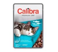 CALIBRA Cat Premium Line Adult Trout&Salmon 100g con trota e salmone per gatti