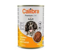 Calibra Cibo umido Premium Line Adult Chicken with Liver and Carrot Pollo 1,2 kg