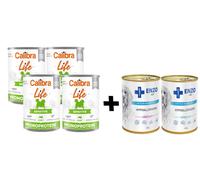 CALIBRA Dog Life Sensitive Rabbit 4x400G + Miscela di Smków ENZO 2x400g