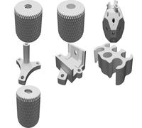 Calibration Cube for DistoX2 Cave Survey Equipment - Adjustable Legs Version 6