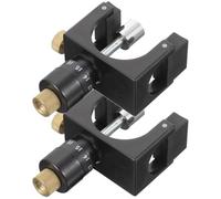 Calibratore per Coltelli Pialla Magnete, Regolazione Rapida | ABS e Rame, Nero, Marcature Facili da Leggere, per Lama e Testa Pialla, Officina e Manutenzione