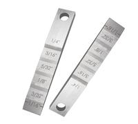 Calibratore per tubi in acciaio inossidabile per corrosioni con design a cunei a scala multipla per ingegneri e tecnici Misuratore distanziatore multifunzionale per tubi