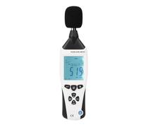 calibratori di decibel, Fonometro digitale con display LCD, mantenimento massimo, retroilluminazione e sensore di sensibilità