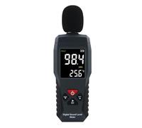 calibratori di decibel, Misuratore di livello sonoro digitale portatile Tester rumore con display LCD, blocco dati, ponderazione