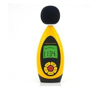 calibratori di decibel, Tester portatile for fonometro digitale con display LCD, connessione dati USB e intervallo 30-130 dB
