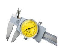 Calibri a corsoio con quadrante in acciaio inossidabile di grado industriale da 0-300 mm, 0,02 mm o 0,01 mm, con scala laser ad alta precisione e antiurto for orologi(30040023 0-150MM)