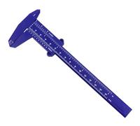Calibri a corsoio da 0-150 mm Righello in plastica con scala a doppia regola for la misurazione dei gioielli Strumenti di misurazione for studenti delle scuole Utensili manuali(Blue)