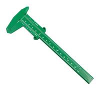 Calibri a corsoio da 0-150 mm Righello in plastica con scala a doppia regola for la misurazione dei gioielli Strumenti di misurazione for studenti delle scuole Utensili manuali(Green)