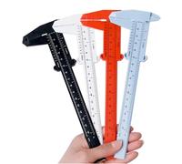 Calibri a corsoio da 0-150 mm Righello in plastica con scala a doppia regola for la misurazione dei gioielli Strumenti di misurazione for studenti delle scuole Utensili manuali(Light blue)