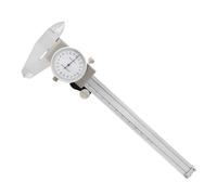 Calibri A Quadrante 0-150 Mm 0,02 Mm Calibro A Corsoio In Acciaio Inossidabile Ad Alta Precisione For L'industria Strumento Di Misurazione Metrico Antiurto Misura Precisione(NO 1 With Case)