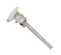 Calibri A Quadrante 0-150 Mm 0,02 Mm Calibro A Corsoio In Acciaio Inossidabile Ad Alta Precisione For L'industria Strumento Di Misurazione Metrico Antiurto Misura Precisione(NO 2 With Case)