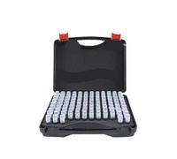 Calibri a Spina Calibro a spina in acciaio bianco, tipo di precisione, intervallo 0,01 mm, set di calibri for fori lisci, strumento di misurazione dei perni, 101 pezzi(8.00-9.00mm 101pcs)