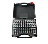 Calibri a Spina Calibro for perni in acciaio 1,00-2,00 mm-3,00 mm-4,00-5,00-6,00-9,99 passo 0,01 mm Strumento di misurazione for perni for fori di spina lisci(0.5-0.99mm 50pcs)