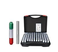 Calibri a Spina Set di 101 calibri for perni in Acciaio da 1,00-2,00-3,00-4,00-5,00-10 mm, Calibro Liscio, Set di calibri for perni, Strumento di misurazione con Scatola(1.00-2.00mm)