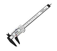 Calibri Calibratore micrometro Digital Caliper Vernier Tools Pachometer Calibro digitale calibro elettronico calibro calibro calibro di plastica(0-150mm Silver)