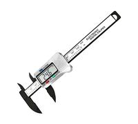 Calibri Calibratore micrometro Digital Caliper Vernier Tools Pachometer Calibro digitale calibro elettronico calibro calibro calibro di plastica(0-100mm Silver)