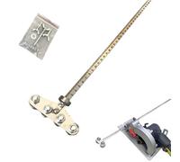 Calibri Di Posizionamento for Misurazioni Precise E Taglio Facile Del Legno, Binario Di Guida Regolabile Da 50 Cm, Guida Di Taglio Di Precisione In Acciaio Inossidabile(C)