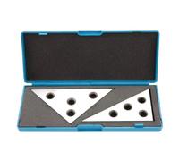 Calibro a blocchi, 2 Pezzi/set Piastre Angolari Solide Set Di Blocchi 30-60-90 E 45-45-90 Precisione +/- 20 Secondi Blocco Angolare Strumento Macchinista