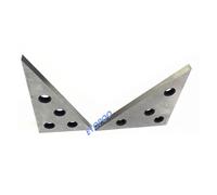 Calibro a blocchi, 2 Pezzi/set Piastre Angolari Solide Set Di Blocchi 30-60-90 E 45-45-90 Precisione +/- 20 Secondi Blocco Angolare Strumento Macchinista