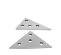 Calibro a Blocchi Set di 2 blocchi misura angolari precisione, triangolari, for utensili da macchinista, righello calibrazione multiangolo, torni, fresatura, ispezione a terra