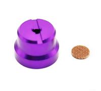 Calibro a bobina in lega di alluminio per SLX DC - Half Moon Cap M7 S Baitcast Reel Accessorio compatibile con ruote a goccia d'acqua, strumento di misurazione dell'attrezzatura da pesca (viola)