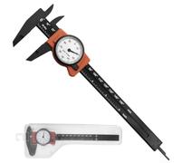 Calibro a corsoio a doppia scala 0-6 pollici per officina | Chiaro per display del quadrante, precisione di 0,01 mm, numeri facili da leggere, risultati di misurazione rapidi (mm)