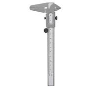Calibro a corsoio, calibro a corsoio in metallo di alta precisione Calibro di misurazione manuale Strumenti Righello micrometrico per la misurazione del diametro interno e del diametro esterno(5inch)