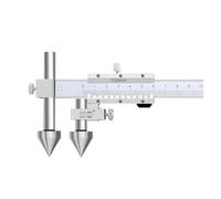 Calibro a corsoio con distanza dal centro, bordo, foro centrale, campo di misurazione 150 mm, 200 mm, 300 mm, strumento di misurazione in acciaio inossidabile 4CR13(10-150mm (10mm))