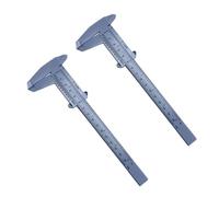 Calibro A Corsoio Da 2 Pezzi - Calibri Da 0-150 Mm | Nonio Calibro Di Precisione | Righello A Corsoio Con Display Multifunzionale | Comodo Strumento Di Calibri Per Lo Studio, La Misurazione Accurata