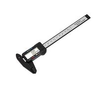 Calibro a Corsoio Digitale, KATSU 150mm 6" Display LCD Calibro Digitale in Fibra di Carbonio per Misurazioni Esterne, Interne e di Profondità