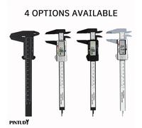 Calibro a corsoio in plastica 1PC calibro con Display digitale Mini testo pinza da gioco righello a corsoio per studenti strumento di misurazione da 0 a 150mm