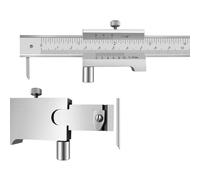 Calibro A Corsoio Parallelo In Acciaio Inox da 0-200 mm (0-8 Pollici), A Corsoio Incrociato Con Ago In Carburo, per Marcatura