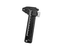 Calibro a corsoio professionale ergonomico tascabile nero con impugnatura antiscivolo per ingegneri e tecnici meccanici strumento di misurazione