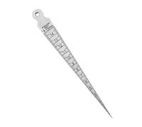 Calibro a cuneo da 1-15 mm, calibro conico for fori di fessura, righello in acciaio inossidabile, calibro conico for ispezione di saldatura, strumento di misura metrico(0.7mm thickness)
