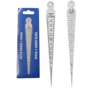 Calibro a cuneo in acciaio inox, 115 mm, strumento per misurare diametri di fori piccoli e aperture, con scala chiara (2 mm)