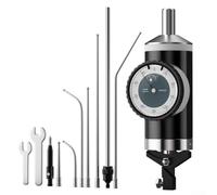 Calibro a leva di centraggio, 0,01 mm, precisione per la ricerca del centro, con guscio in acciaio cromato resistente, cristallo Co resistente ai graffi