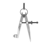 Calibro a molla a gamba piatta, divisore a molla in acciaio al carbonio, strumento di incisione multiuso per il disegno della geometria della lavorazione del legno, strumento di