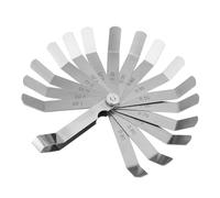 Calibro a spessimetro curvo in acciaio inossidabile, strumento di ispezione for saldatura, strumento di misurazione spessimetro da 0,05-1,00 mm