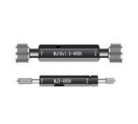 Calibro a tampone filettato 1 pezzo for calibro a spina filettata for aviazione metrico fine 2 3 4 5 6 7 8 9 10 12 14 16 18 4H5H 5H6H 6H7H precisione ±0,001 mm(6X1 4H5H)