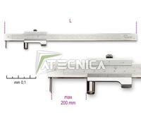 Calibro a tracciare Beta 1679 con rotella in acciaio inox lettura decimale