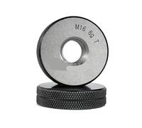 Calibro ad anello filettato ad alta precisione M7 M14 M16 M20 M24 Calibri metrici passa e non passa - Acciaio resistente, facile da usare, 1 pezzo(M14x1.25)