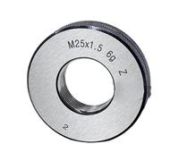 Calibro ad anello filettato Calibro ad anello filettato M2-M30 Calibro Calibro 6 g Precisione Vite esterna fine, Strumento for test del passo 2 pezzi(M6 X 1.0)