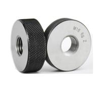 Calibro ad anello filettato, set di calibro Precisione 6G-6H GO NO-GO Confezione da 2 dimensioni filettatura multiple(M16x2.0)