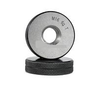 Calibro ad anello per filettature esterne, Set di calibri for anelli filettati, confezione da 8, for la misurazione della filettatura interna, dimensioni multiple Go No(M14x2.0)