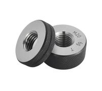 Calibro ad anello per impostazione filettatura, Calibro ad anello for filettatura metrica a denti fini, precisione 6G, dimensioni da M8 a M40, 2 pezzi(M29*1)