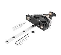 Calibro angolare 0-70° per da banco in lega di alluminio, 450x171mm - tagli precisi, scala ingranditore e cremagliera CNC, ideale per falegnami e appassionati di fai da te